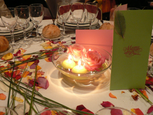 Décoration tables Bastide de Jaillans